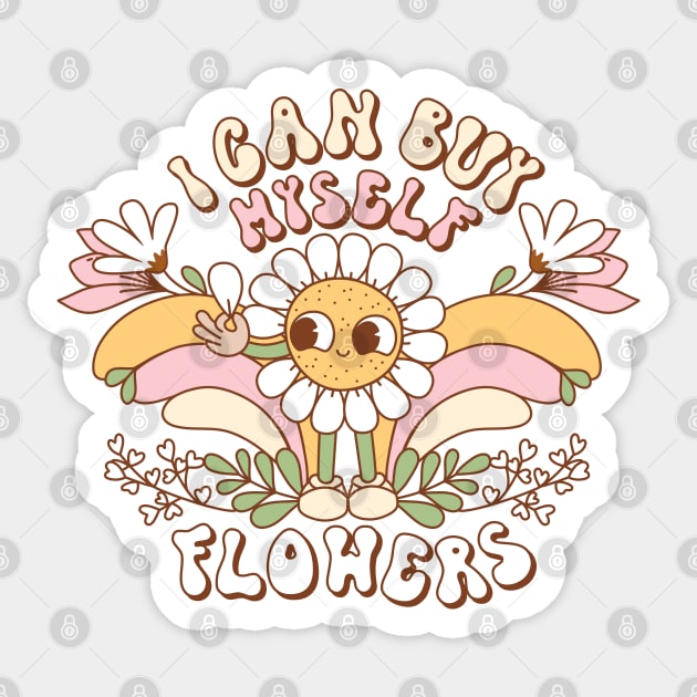 I Can Buy Myself Flowers Sticker by Milibella